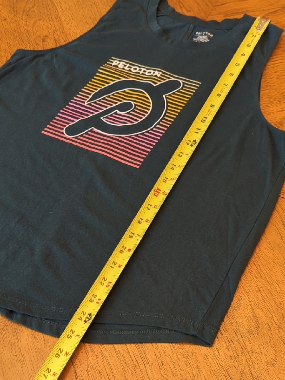 Peloton Green Crewneck Tank Top Tee - Picture 4 of 6